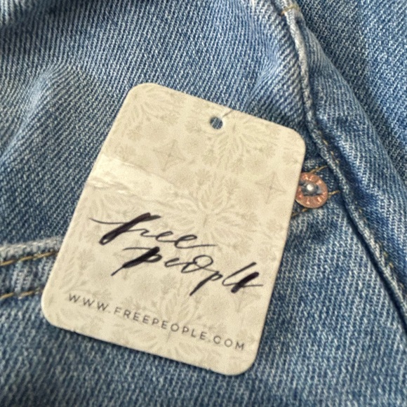 NWT Free People 32” ripped knee and ankle - Picture 5 of 7